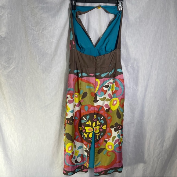 🌺 RAREVintage Collector’s DreamDress James Coviello100% SilkHalter MaxiDress. - Picture 9 of 16